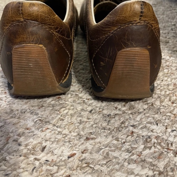 Dr. Martens Shoes Mens 10 Womens 11 Brown Leather Nate Low Top Lace Up - Picture 4 of 6